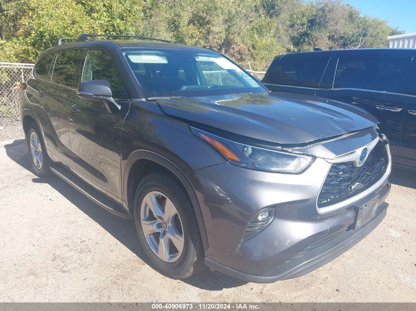 2022 TOYOTA HIGHLANDER HYBRID LE - 5TDZARAH3NS514796