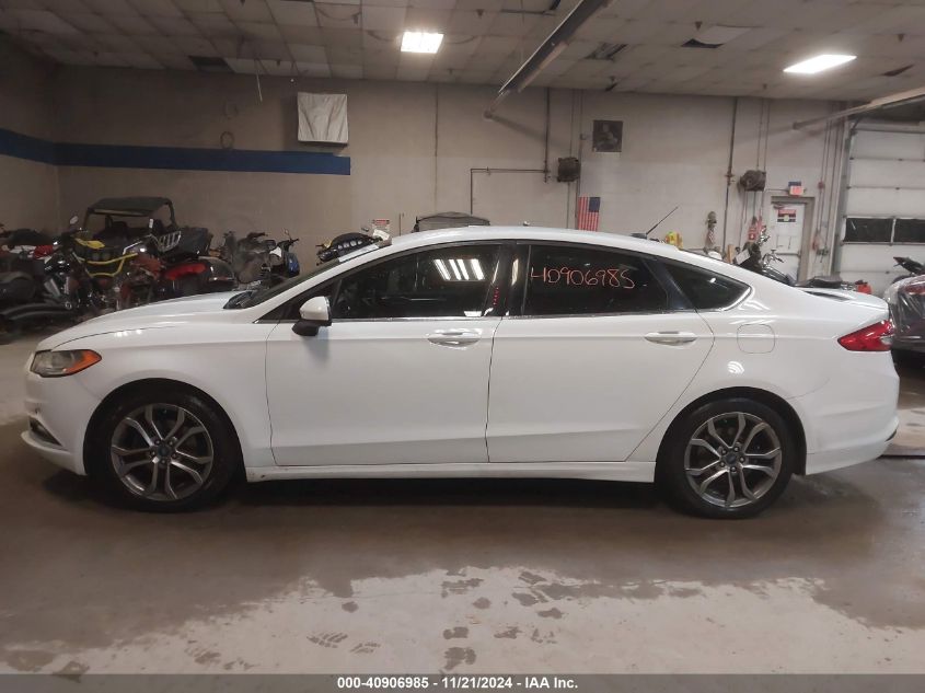 2017 Ford Fusion Se VIN: 3FA6P0HD2HR377315 Lot: 40906985