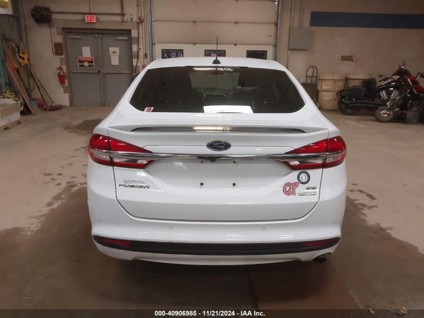 2017 Ford Fusion Se VIN: 3FA6P0HD2HR377315 Lot: 40906985