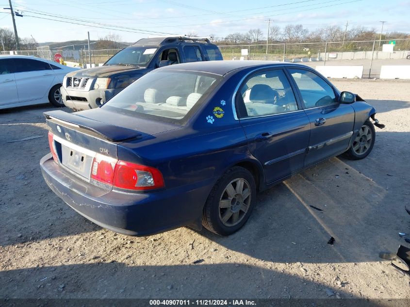 2003 Kia Optima Lx V6/Se V6 VIN: KNAGD128435195648 Lot: 40907011