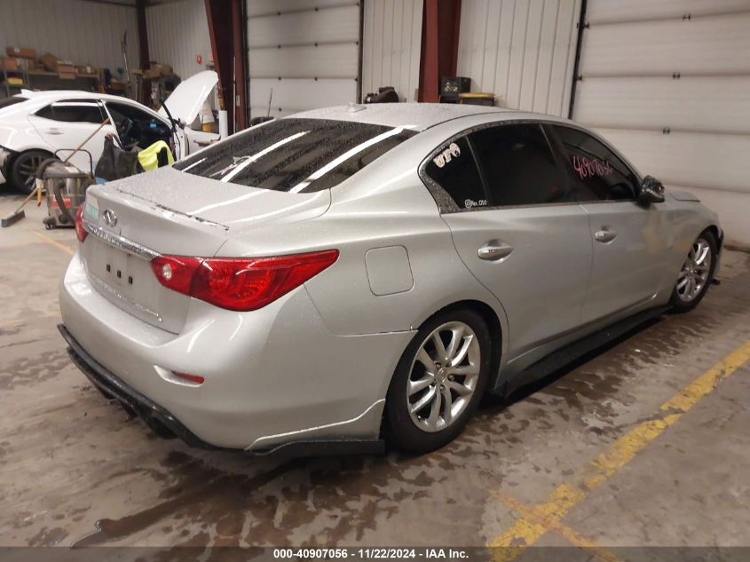 VIN JN1BV7AR6FM423735 2015 INFINITI Q50 no.4