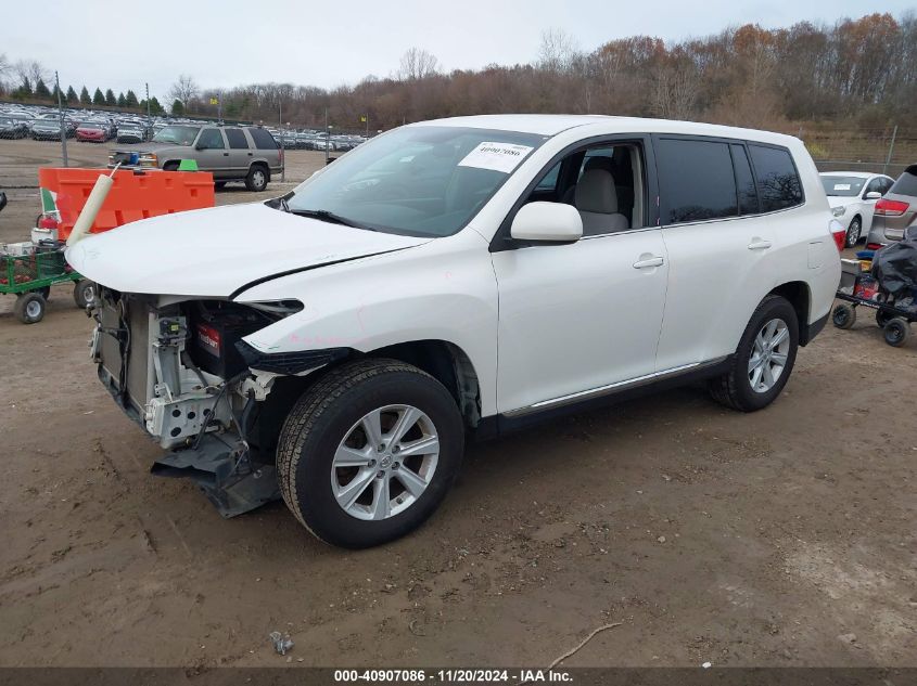 VIN 5TDZK3EH3DS121223 2013 Toyota Highlander, Base V6 no.2