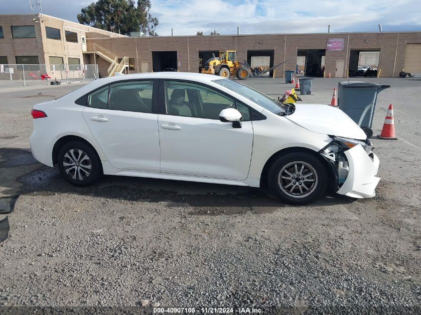 2022 Toyota Corolla Hybrid Le VIN: JTDEAMDE9N3001007 Lot: 40907105