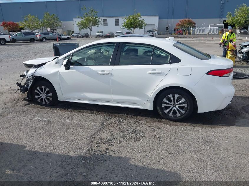 2022 Toyota Corolla Hybrid Le VIN: JTDEAMDE9N3001007 Lot: 40907105