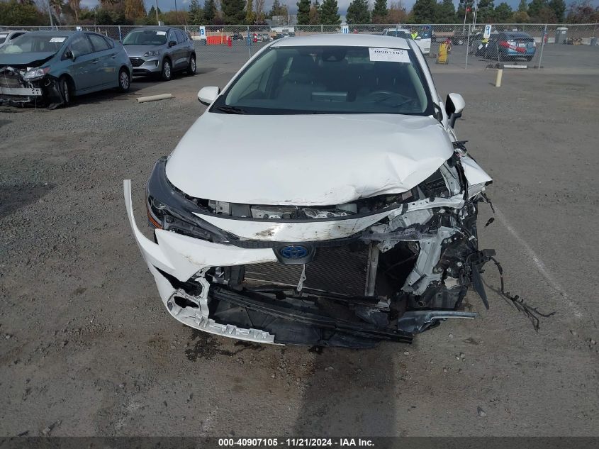 2022 Toyota Corolla Hybrid Le VIN: JTDEAMDE9N3001007 Lot: 40907105