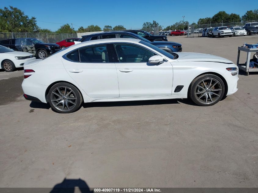 2023 Genesis G70 2.0T Awd VIN: KMTG34TA1PU131895 Lot: 40907119