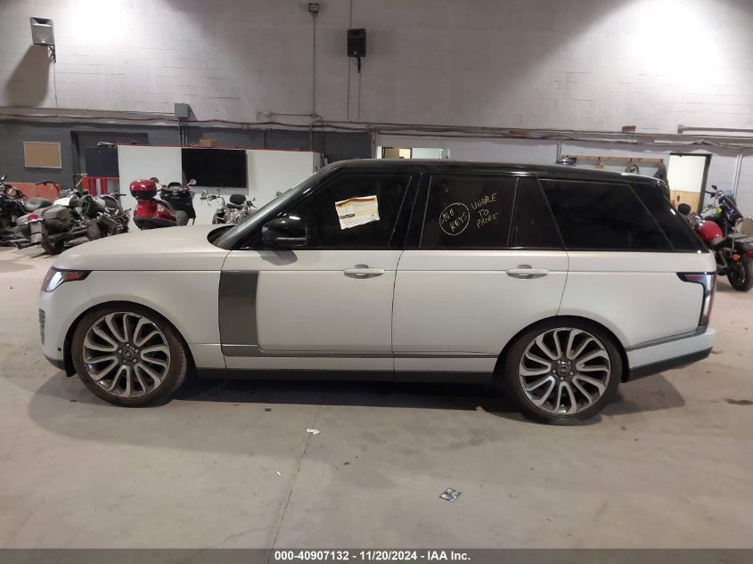 2022 Land Rover Range Rover Westminster VIN: SALGS2RUXNA472226 Lot: 40907132