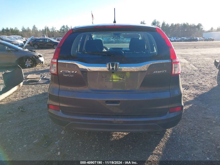 2015 Honda Cr-V Lx VIN: 2HKRM4H37FH681805 Lot: 40907190