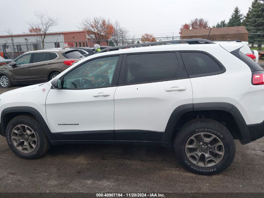 2021 Jeep Cherokee Trailhawk 4X4 VIN: 1C4PJMBXXMD247313 Lot: 40907194