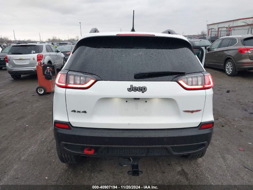 2021 Jeep Cherokee Trailhawk 4X4 VIN: 1C4PJMBXXMD247313 Lot: 40907194