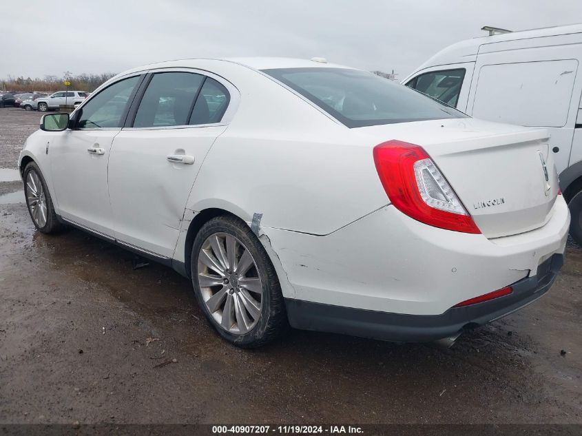 VIN 1LNHL9FT6DG602815 2013 LINCOLN MKS no.3