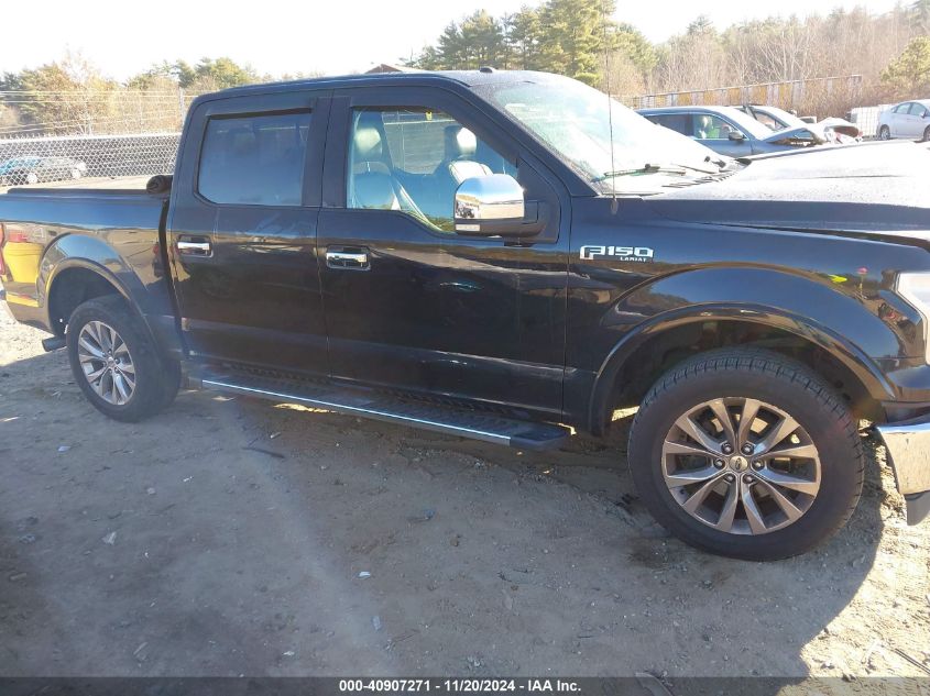 2017 Ford F-150 Lariat VIN: 1FTEW1EF2HFA18113 Lot: 40907271