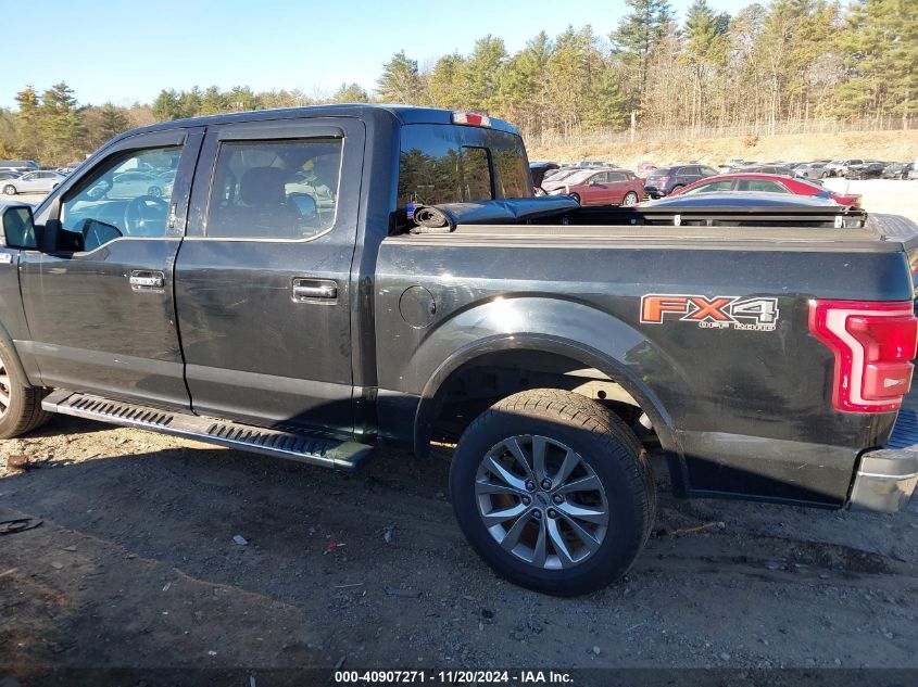 2017 Ford F-150 Lariat VIN: 1FTEW1EF2HFA18113 Lot: 40907271