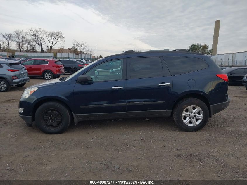 2011 Chevrolet Traverse Ls VIN: 1GNKVFED9BJ197375 Lot: 40907277