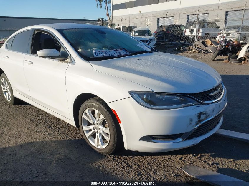 2016 Chrysler 200 Limited VIN: 1C3CCCAB8GN153605 Lot: 40907384