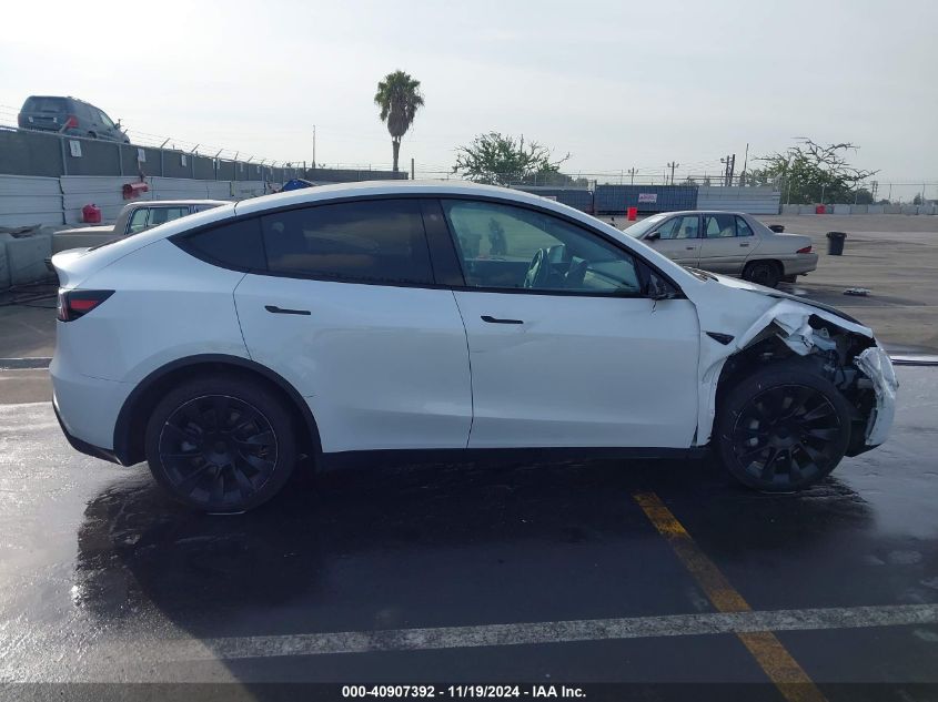 2020 Tesla Model Y Long Range Dual Motor All-Wheel Drive VIN: 5YJYGDEE3LF033283 Lot: 40907392