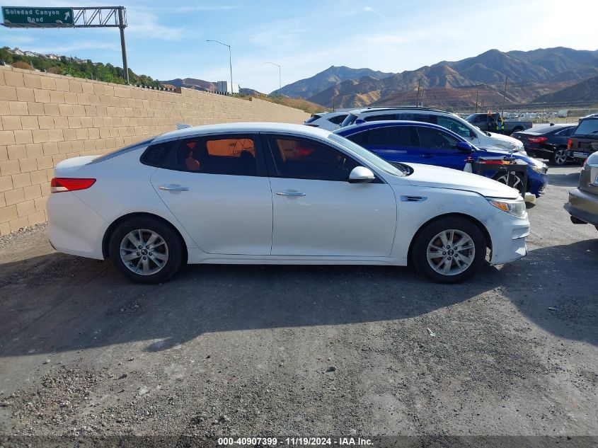 2016 Kia Optima Lx VIN: KNAGT4L38G5101574 Lot: 40907399