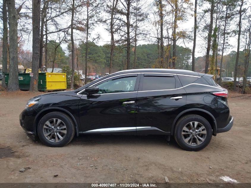 2017 Nissan Murano Sl VIN: 5N1AZ2MH6HN140134 Lot: 40907407