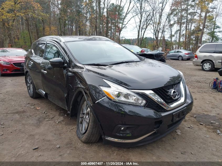 2017 Nissan Murano Sl VIN: 5N1AZ2MH6HN140134 Lot: 40907407