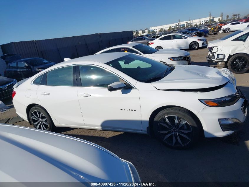 2021 Chevrolet Malibu Fwd Rs VIN: 1G1ZG5ST7MF016764 Lot: 40907425