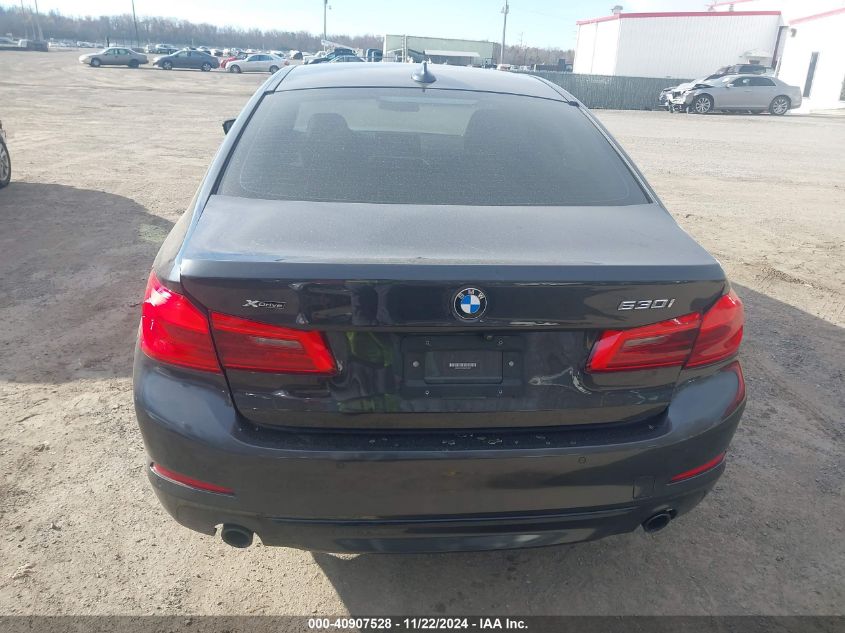 2019 BMW 530I xDrive VIN: WBAJA7C54KG910064 Lot: 40907528