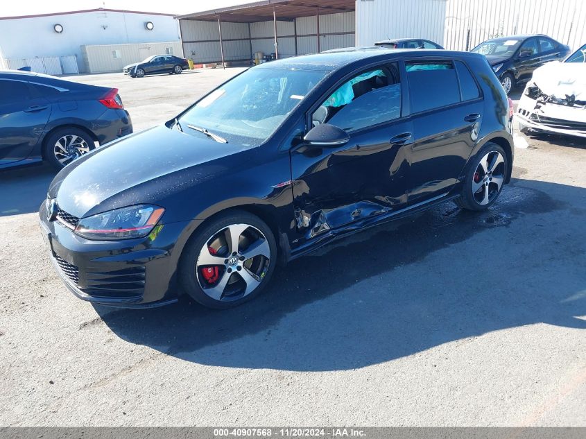 2017 Volkswagen Golf Gti Autobahn 4-Door/S 4-Door/Se 4-Door/Sport 4-Door VIN: 3VW447AU1HM056289 Lot: 40907568