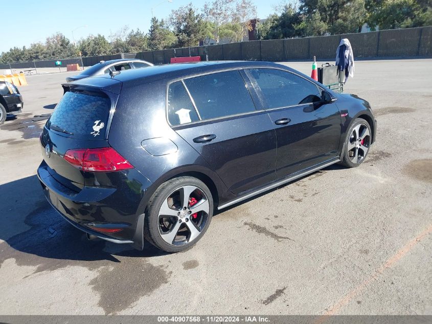 2017 Volkswagen Golf Gti Autobahn 4-Door/S 4-Door/Se 4-Door/Sport 4-Door VIN: 3VW447AU1HM056289 Lot: 40907568