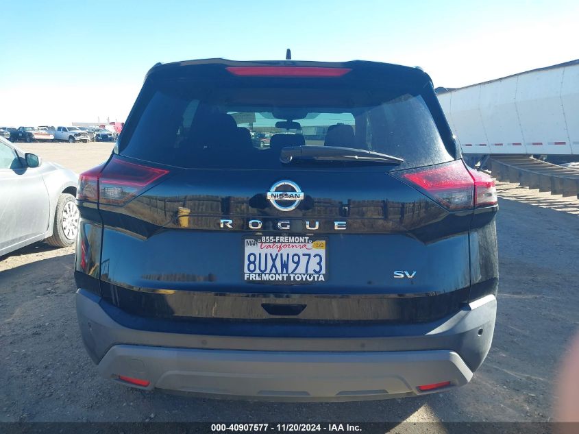 2021 Nissan Rogue Sv Fwd VIN: 5N1AT3BA0MC731417 Lot: 40907577