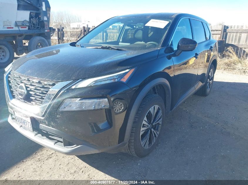 2021 Nissan Rogue Sv Fwd VIN: 5N1AT3BA0MC731417 Lot: 40907577