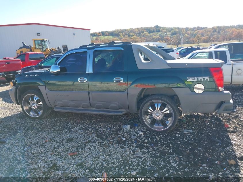 2002 Chevrolet Avalanche 1500 VIN: 3GNEC13T62G263379 Lot: 40907582