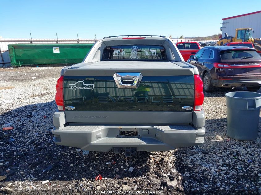 2002 Chevrolet Avalanche 1500 VIN: 3GNEC13T62G263379 Lot: 40907582