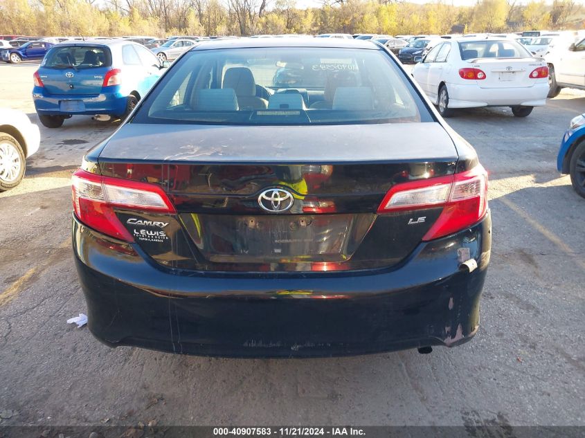 2013 Toyota Camry Le VIN: 4T1BF1FK0DU228595 Lot: 40907583