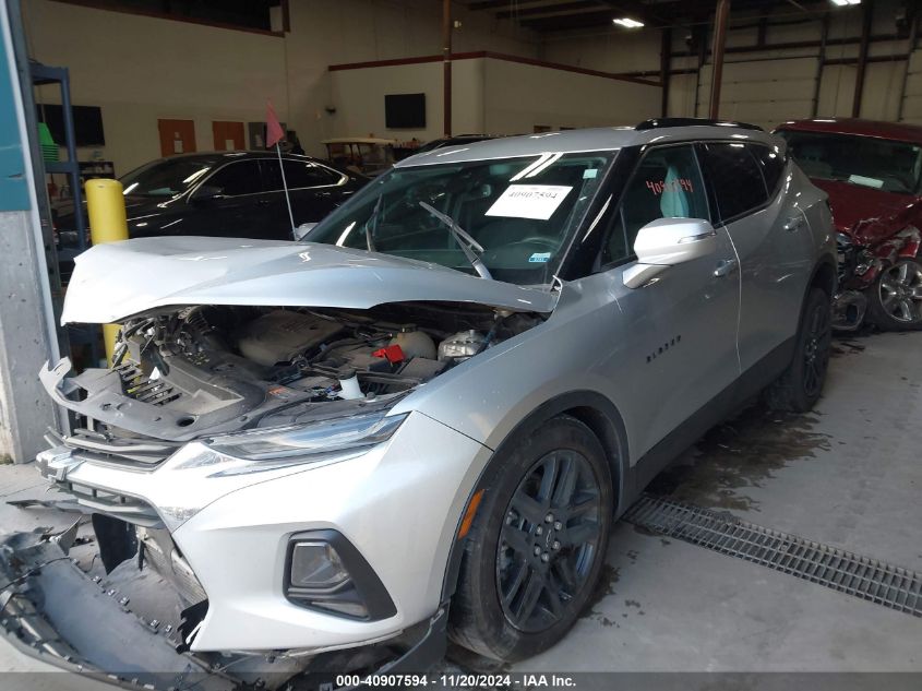 2022 Chevrolet Blazer Fwd 2Lt VIN: 3GNKBCR4XNS132734 Lot: 40907594