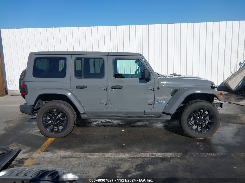 2021 Jeep Wrangler 4Xe Unlimited Sahara 4X4 VIN: 1C4JJXP69MW758085 Lot: 40907627