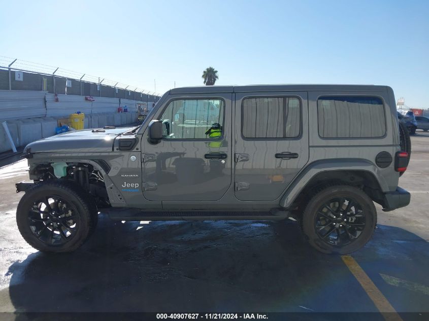 2021 Jeep Wrangler 4Xe Unlimited Sahara 4X4 VIN: 1C4JJXP69MW758085 Lot: 40907627