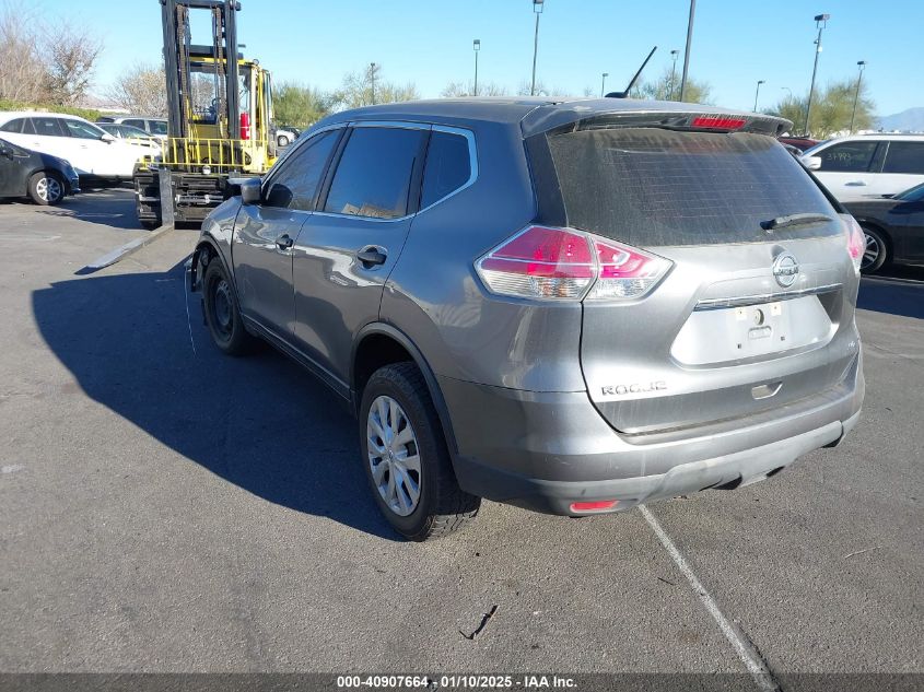 VIN KNMAT2MV3GP720262 2016 Nissan Rogue, S no.3