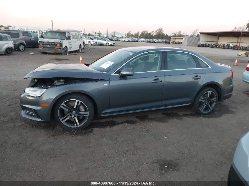 2017 Audi A4 2.0T Premium VIN: WAUENAF42HN014503 Lot: 40907665