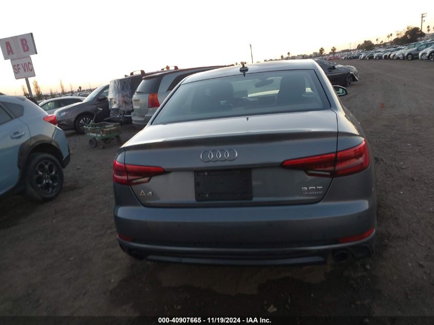 2017 Audi A4 2.0T Premium VIN: WAUENAF42HN014503 Lot: 40907665