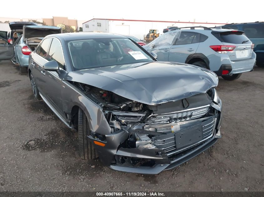 2017 Audi A4 2.0T Premium VIN: WAUENAF42HN014503 Lot: 40907665