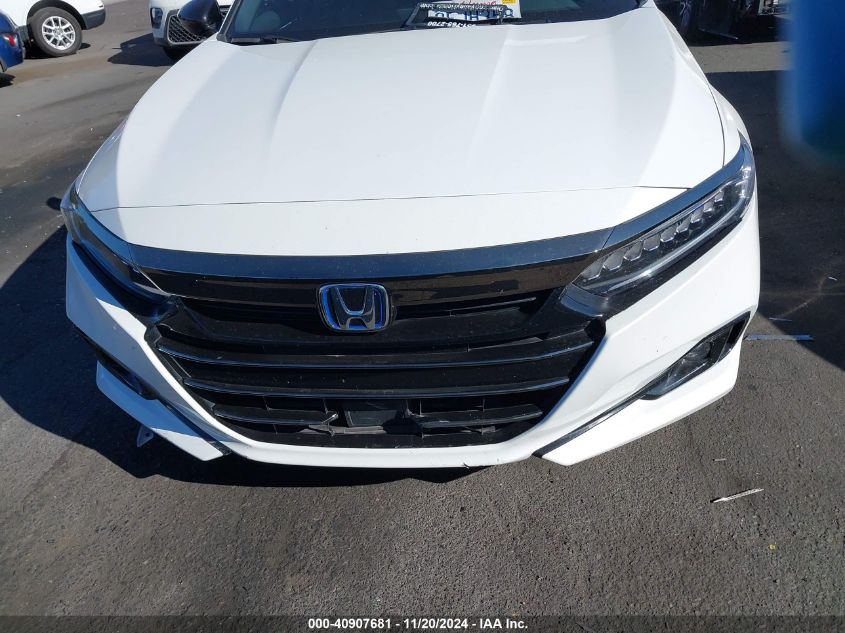 VIN 1HGCV3F26NA044970 2022 HONDA ACCORD HYBRID SPORT