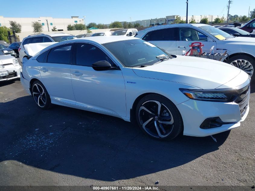 VIN 1HGCV3F26NA044970 2022 HONDA ACCORD HYBRID SPORT