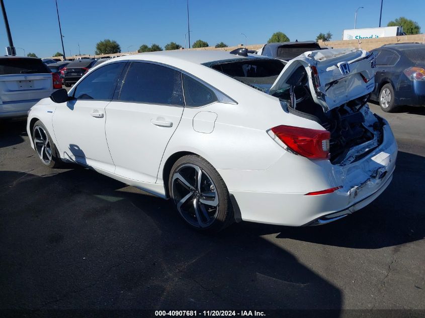 VIN 1HGCV3F26NA044970 2022 HONDA ACCORD HYBRID SPORT