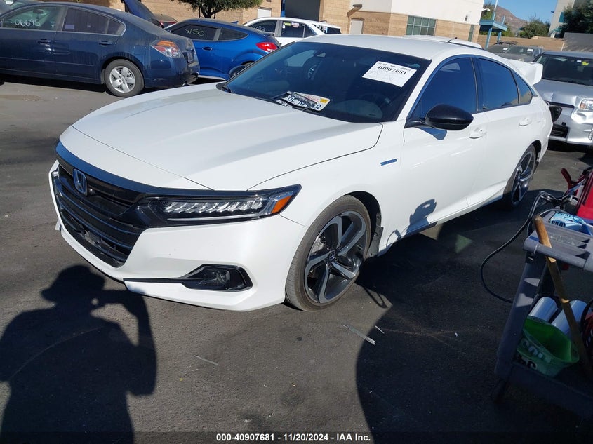 VIN 1HGCV3F26NA044970 2022 HONDA ACCORD HYBRID SPORT