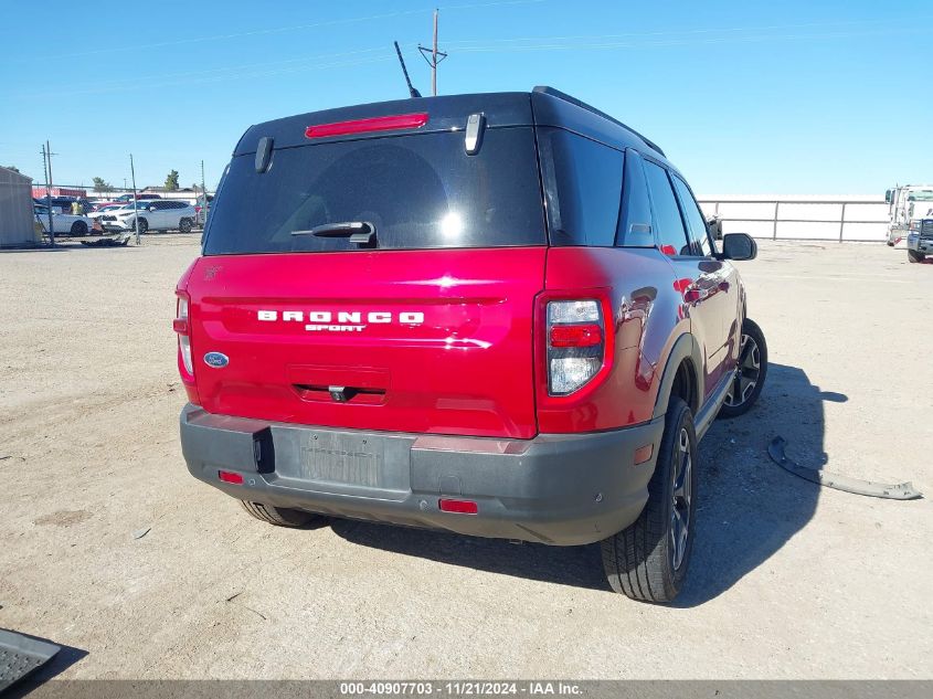 2021 Ford Bronco Sport Outer Banks VIN: 3FMCR9C63MRB08623 Lot: 40907703