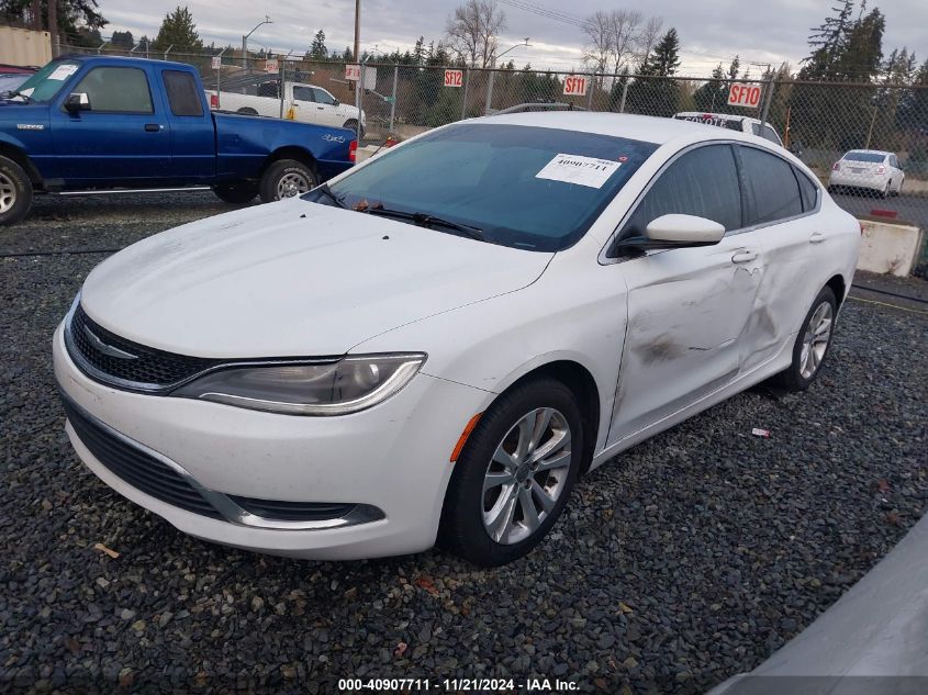 2016 Chrysler 200 Limited VIN: 1C3CCCAB7GN152896 Lot: 40907711