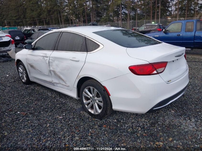 2016 Chrysler 200 Limited VIN: 1C3CCCAB7GN152896 Lot: 40907711