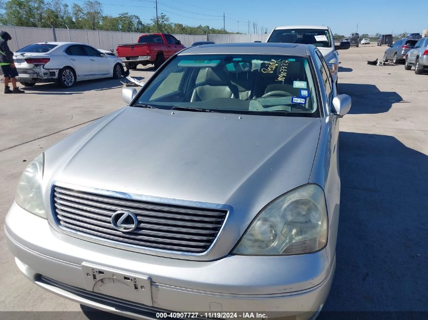 2003 Lexus Ls 430 VIN: JTHBN30F230108185 Lot: 40907727