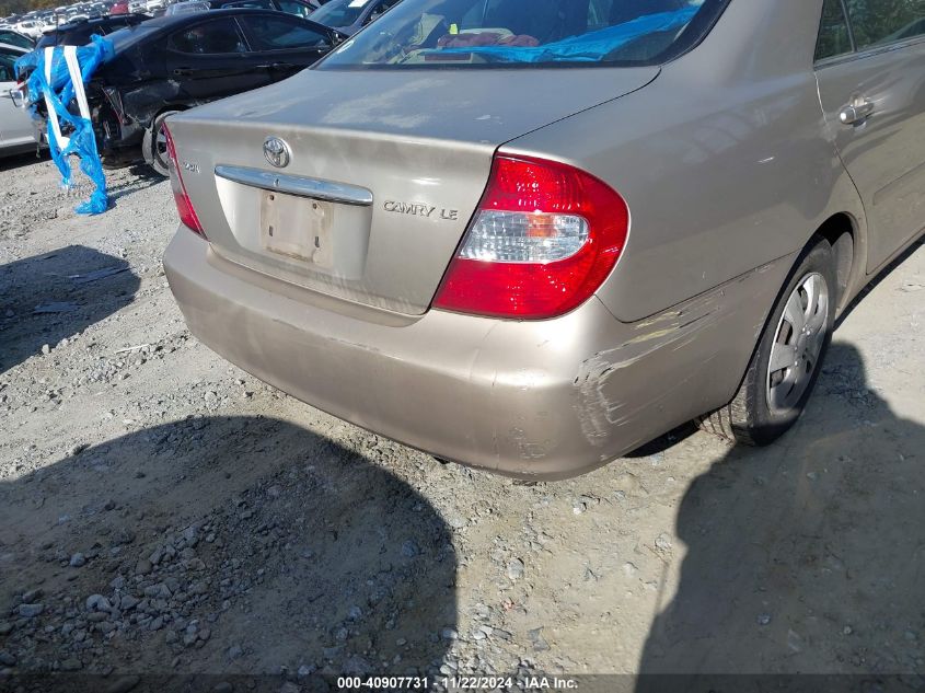 2004 Toyota Camry Le VIN: 4T1BE32K54U839467 Lot: 40907731