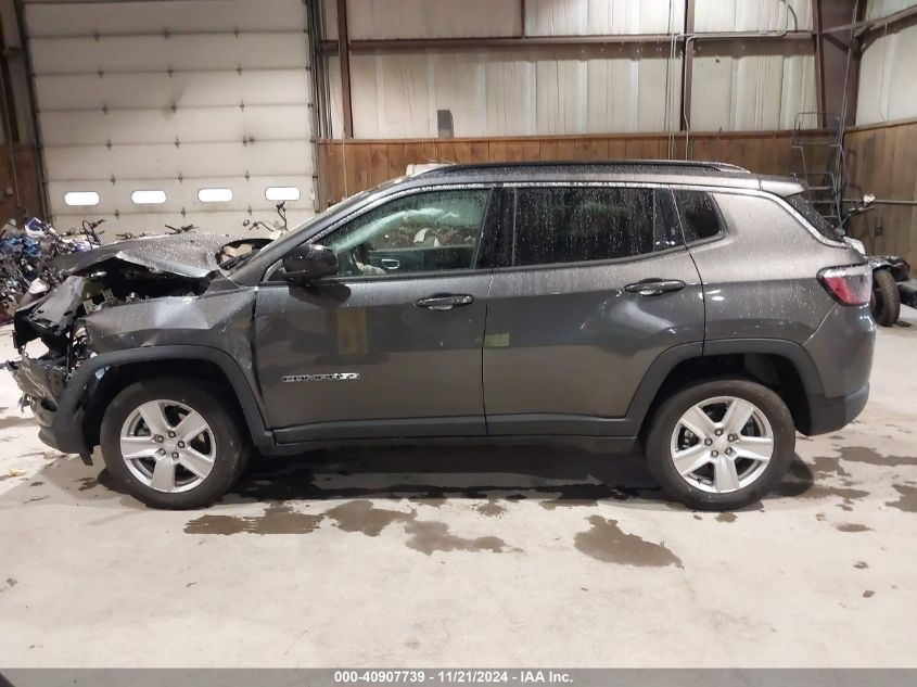 2022 Jeep Compass Latitude 4X4 VIN: 3C4NJDBB6NT238910 Lot: 40907739