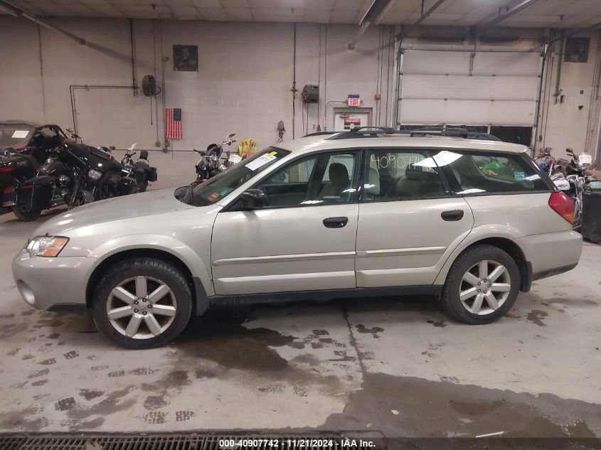 2007 Subaru Outback 2.5I/2.5I Basic/2.5I L.l. Bean Edition VIN: 4S4BP61C077343713 Lot: 40907742